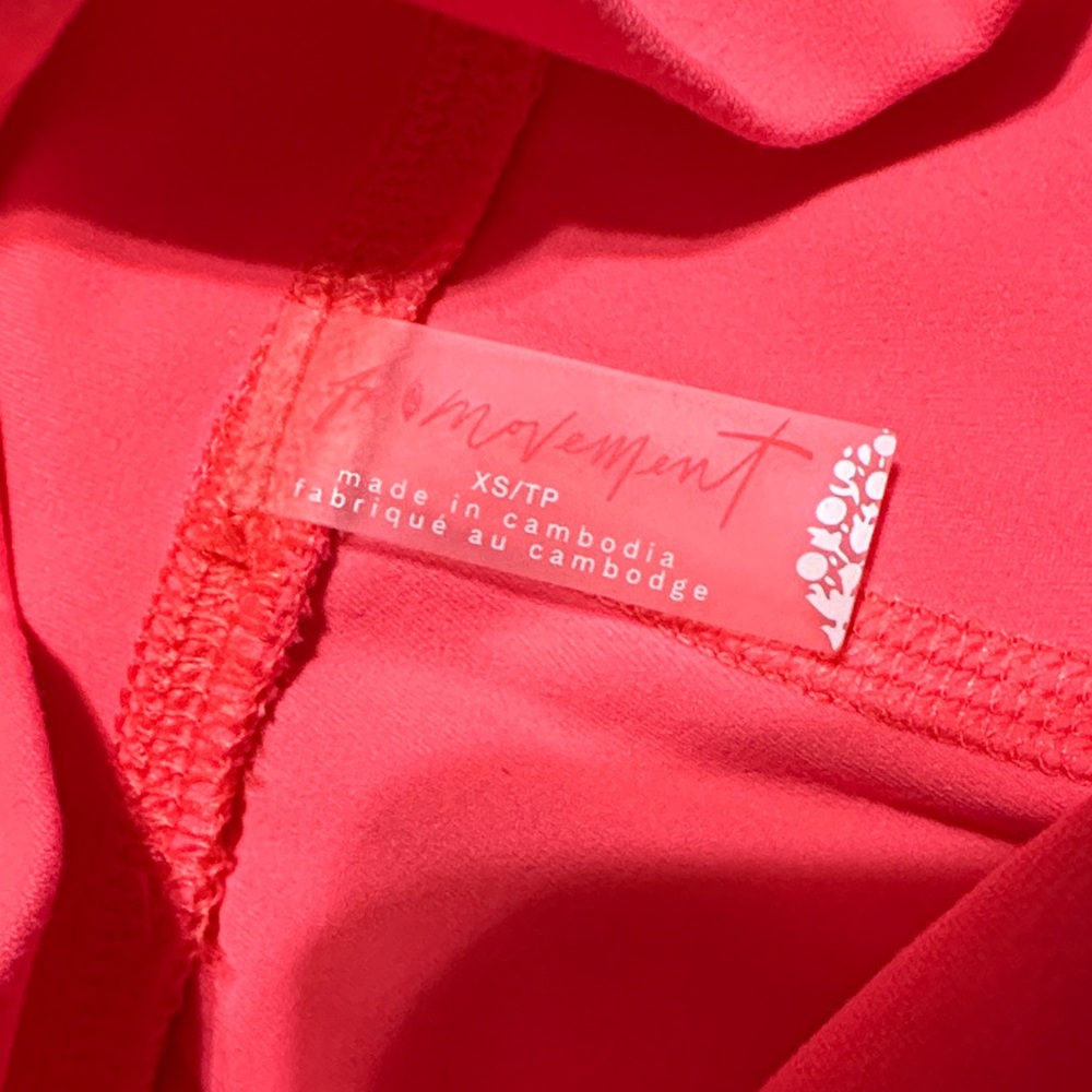 FP Movement‎ Women's Never Better Leggings Hibiscus XS - Picture 6 of 7